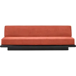 Ono Sofa 234 cm, orange, Tulpenholz