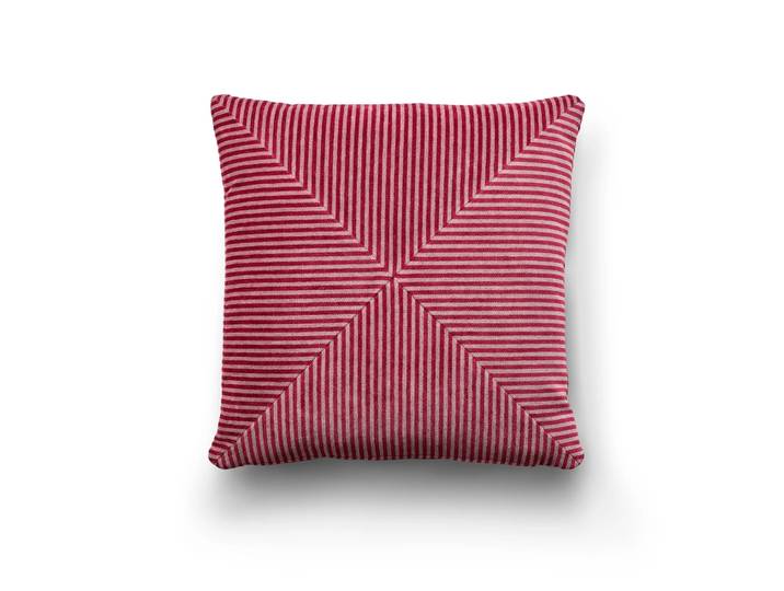 Eilersen Pyjamas Design 8 Kissen 50x50 cm Rosa-rot