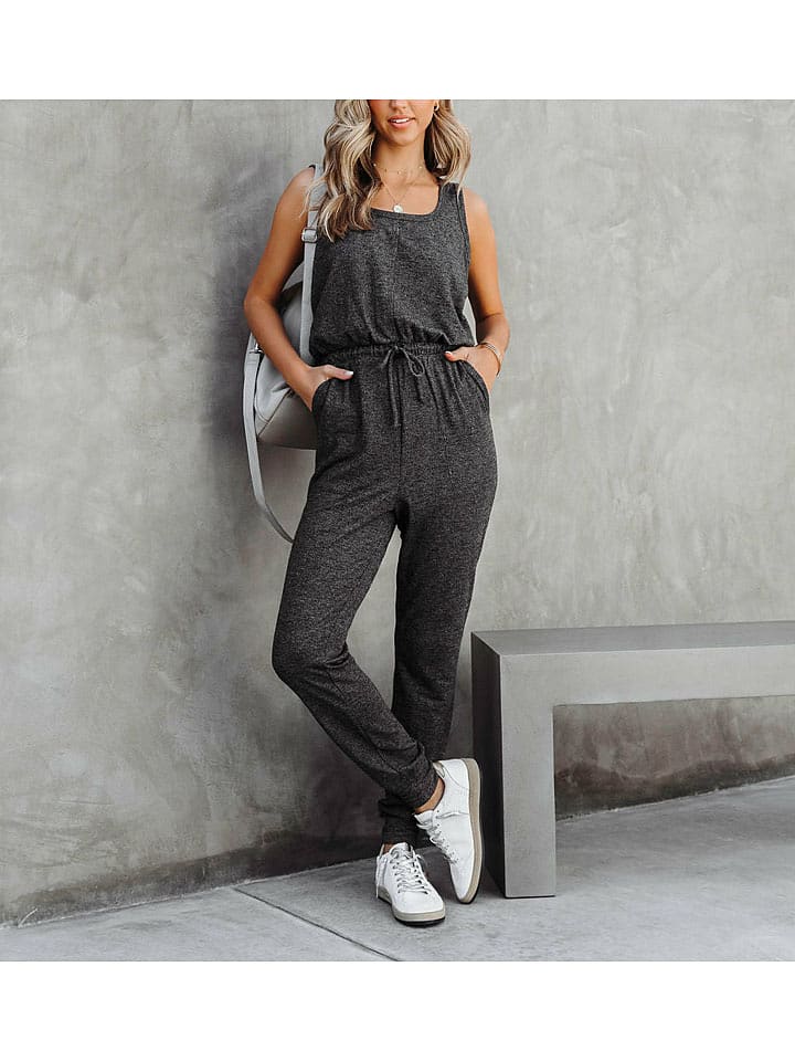 LA Angels Jumpsuit in Anthrazit - XL