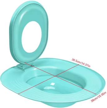 Inspire Curations Reusable Cat Toilet Training Kit For Litter Free Potty Training blue