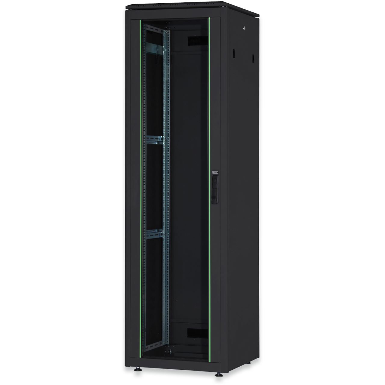 Digitus 42HE Netzwerkschrank RAL 9005, schwarz