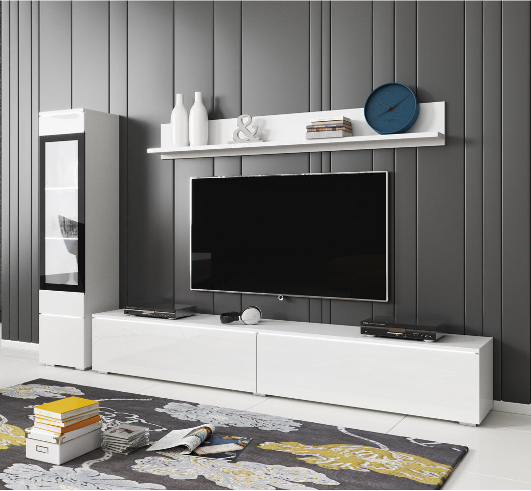 Zipcode Design Dorfman TV Stand for TVs up to 78" White 78"