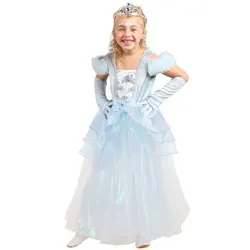 Kinderkostüm Prinzessin "Eisglanz", blau