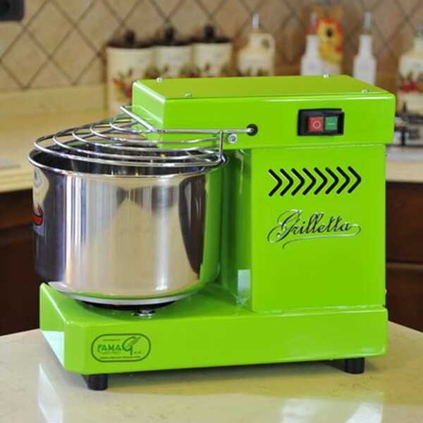 Famag Grilletta IM 5/230 1 Velocità Color Verde - Impastatrice a spirale 5 Kg