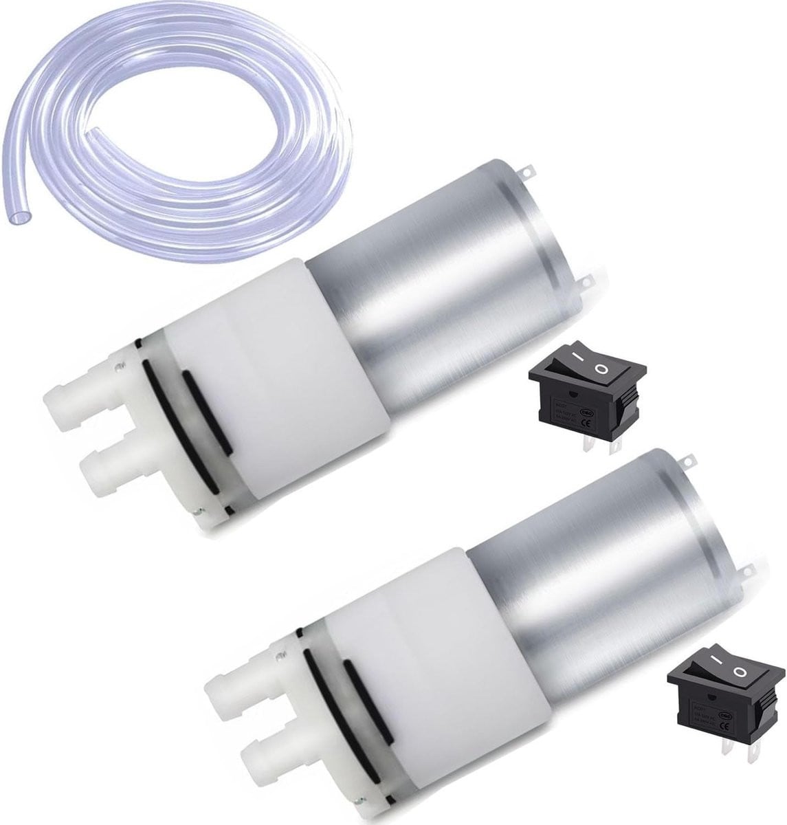ShopVlot Mini waterpomp 370 - DC 6V-12V - Zelfaanzuigend voor aquariums en koelapparatuur