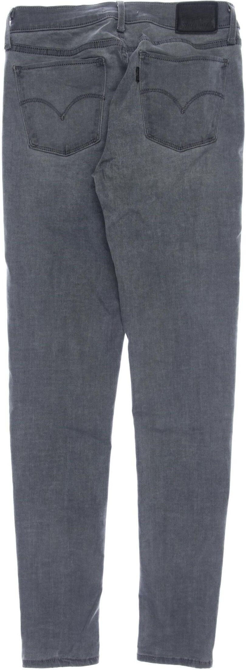 Levis Damen Jeans, Grau, Gr. W27, Baumwolle / Seide - Second Hand