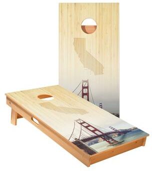 Skip's Garage California Golden Gate Bridge Cornhole Boards
