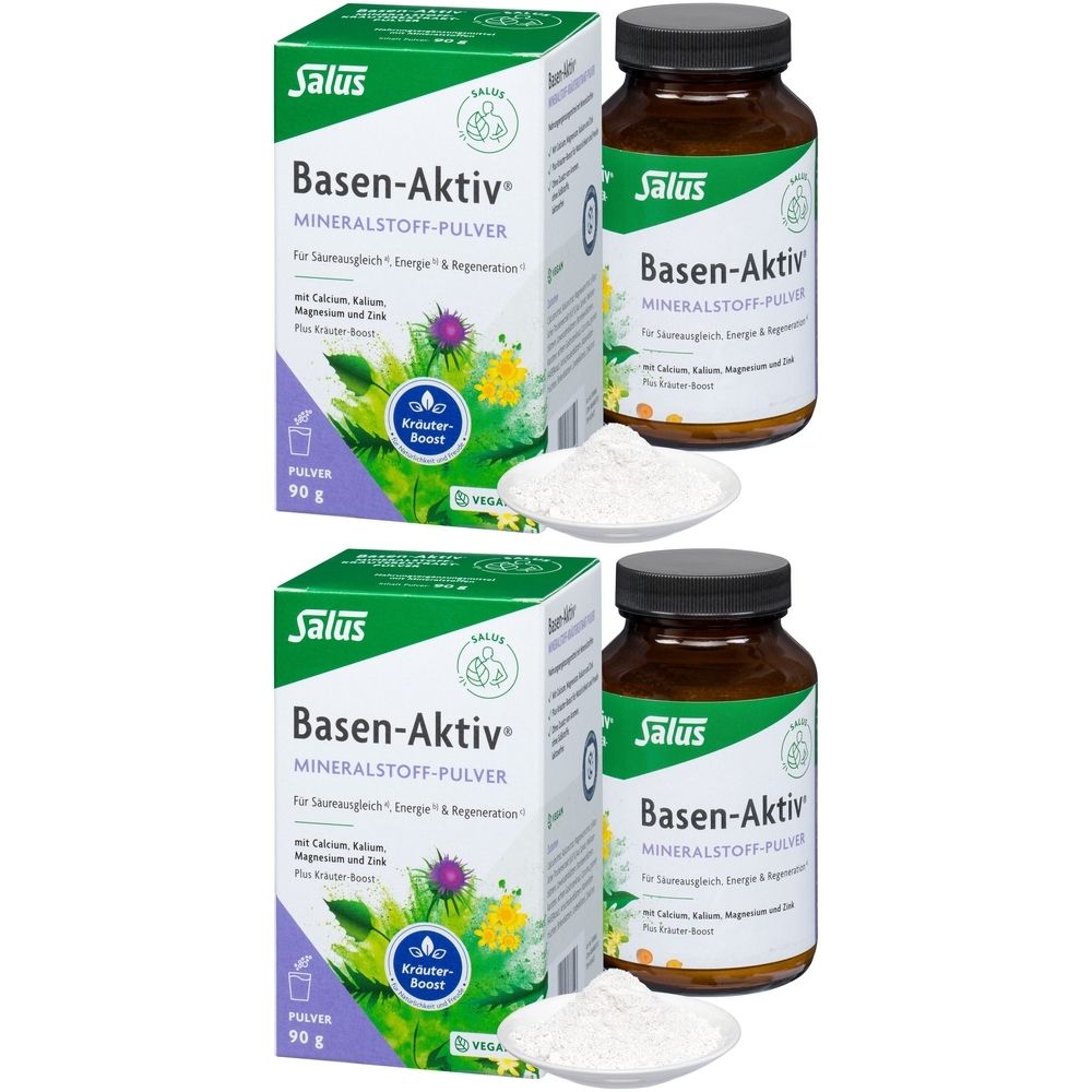 Basen Aktiv Mineralstoff-Kräuter-Extrakt-Pulver 2x 2x90 g Pulver zur Herstellung einer Susp. zum Einnehmen