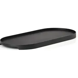 Singles Serviertablett 16 x 35 cm schwarz
