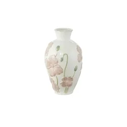 HOME STORY Vase   ¦ weiß ¦ Steinzeug ¦ Maße (cm): B: 18 H: 30,5