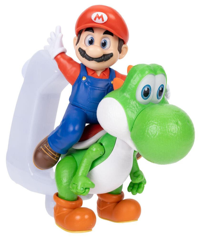 Jakks Pacific Super Mario Galaxy Mario & Yoshi figuur, 19 cm