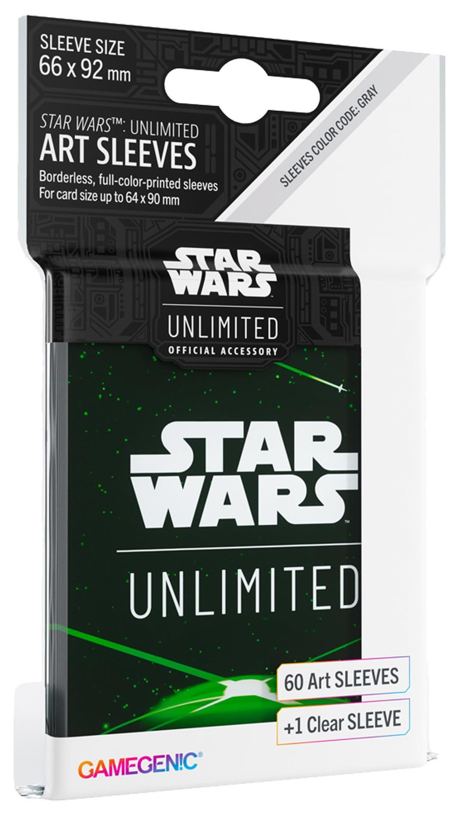 Gamegenic Star Wars: Unlimited kaart sleeves, groen