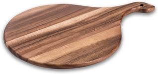 Kalmar Home "Acacia Wood Cutting/ Charcuterie Board - Medium Round - 17.5"" x 12.5"""