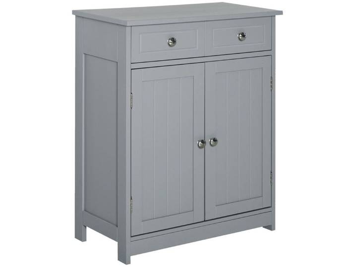Meuble bas de salle de bain Josy gris