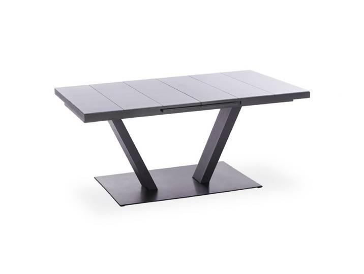 Niehoff Prano Ausziehtisch Aluminum/Glas 180/240x100 cm