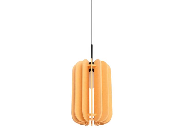 Design Pendellampe „Mula“ Gelb/Schwarz Ø 27 cm Sollux Lighting