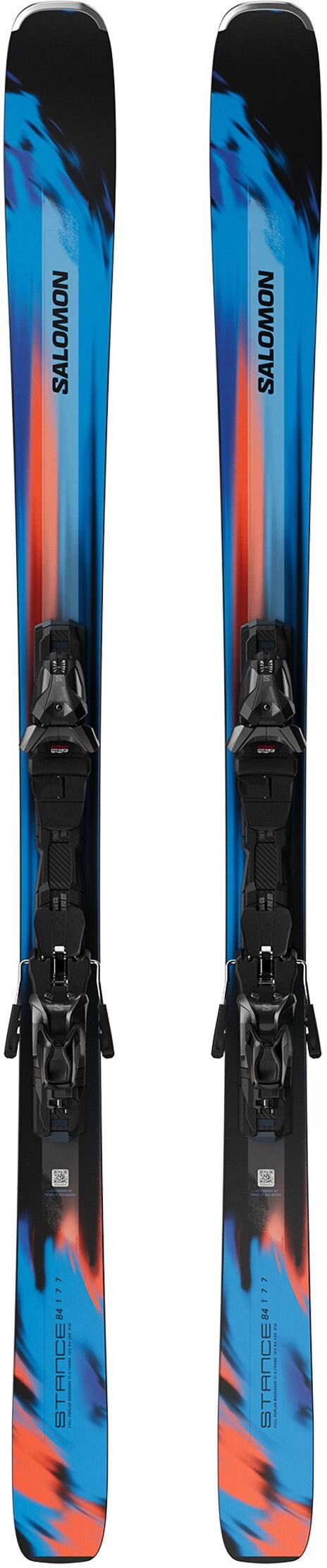 Salomon  - Pack Ski E Stance 84 - 185 + E M11 Gw L90 Black Grey - Ski