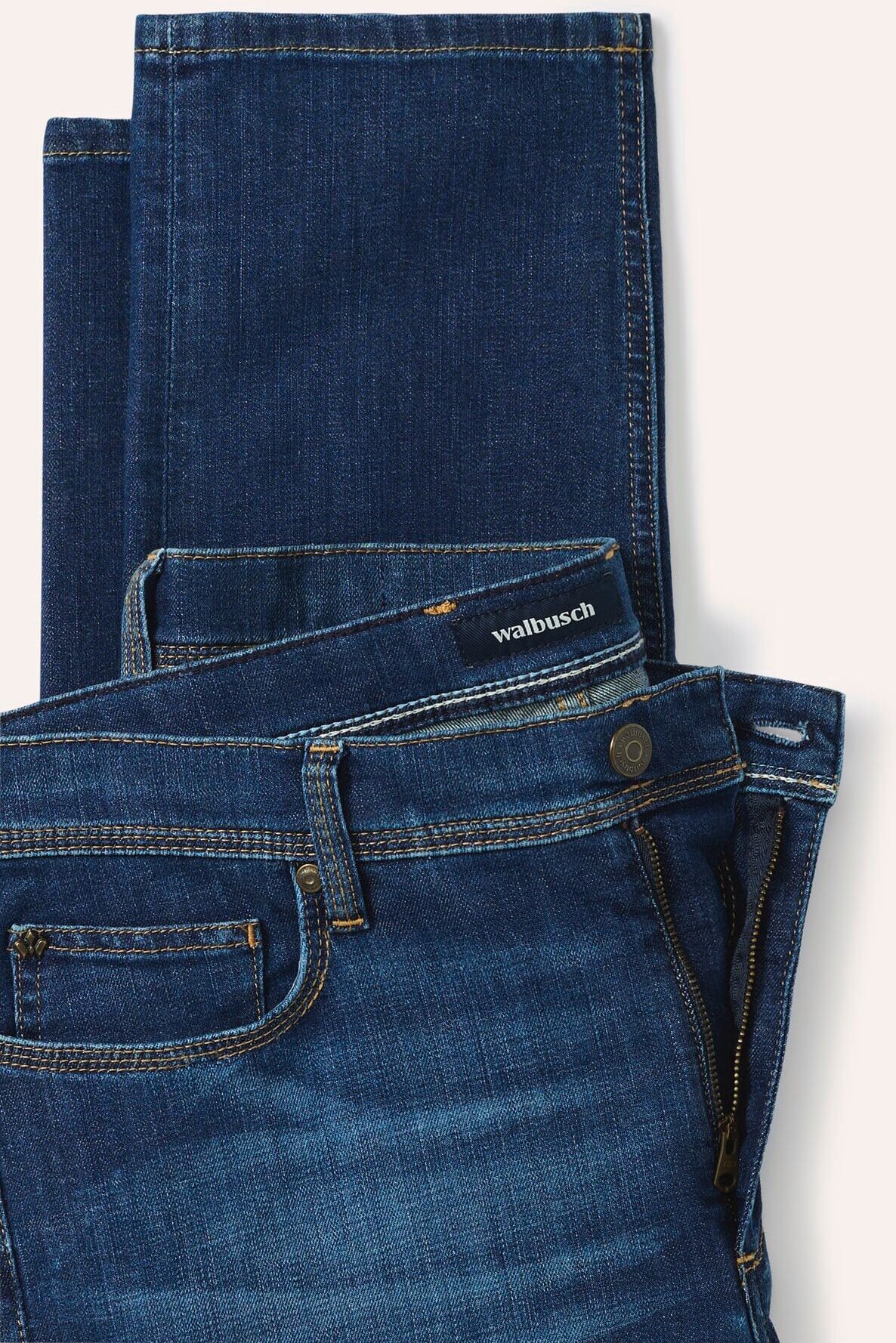 Walbusch Charakter-Jeans, Regular Fit#normale Größen#schlanke Größen#untersetzte Größen, Farbe Blau, 26, hoher Baumwollanteil Ganzjahrestauglich Herren