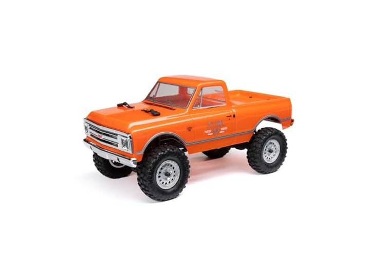Axial 1/24 SCX24 1967 Chevrolet C10 4X4 RTR Brushed Rock Crawler (Battery & Charger Included), Orange