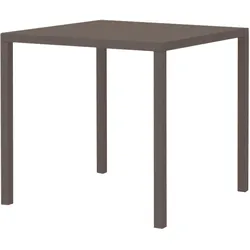 Quadratischer Gartentisch Quatris 90x90x75 cm bronze