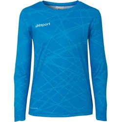 uhlsport Prediction Torwart-Set Kinder fluo blau 152