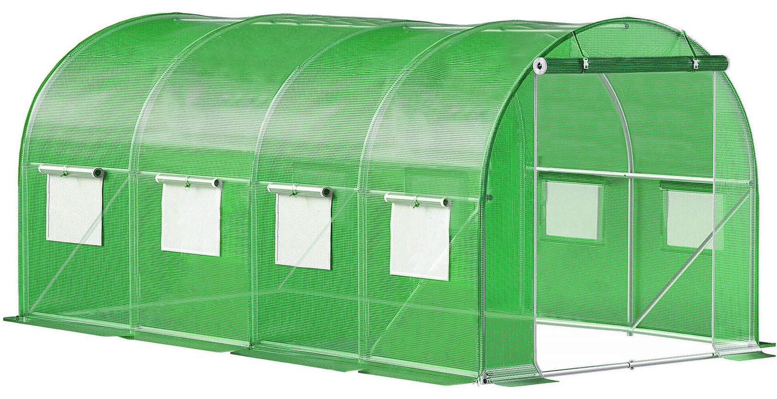 Springos Kweekkas met folie, B/D/H: 450 x 200 x 200 cm