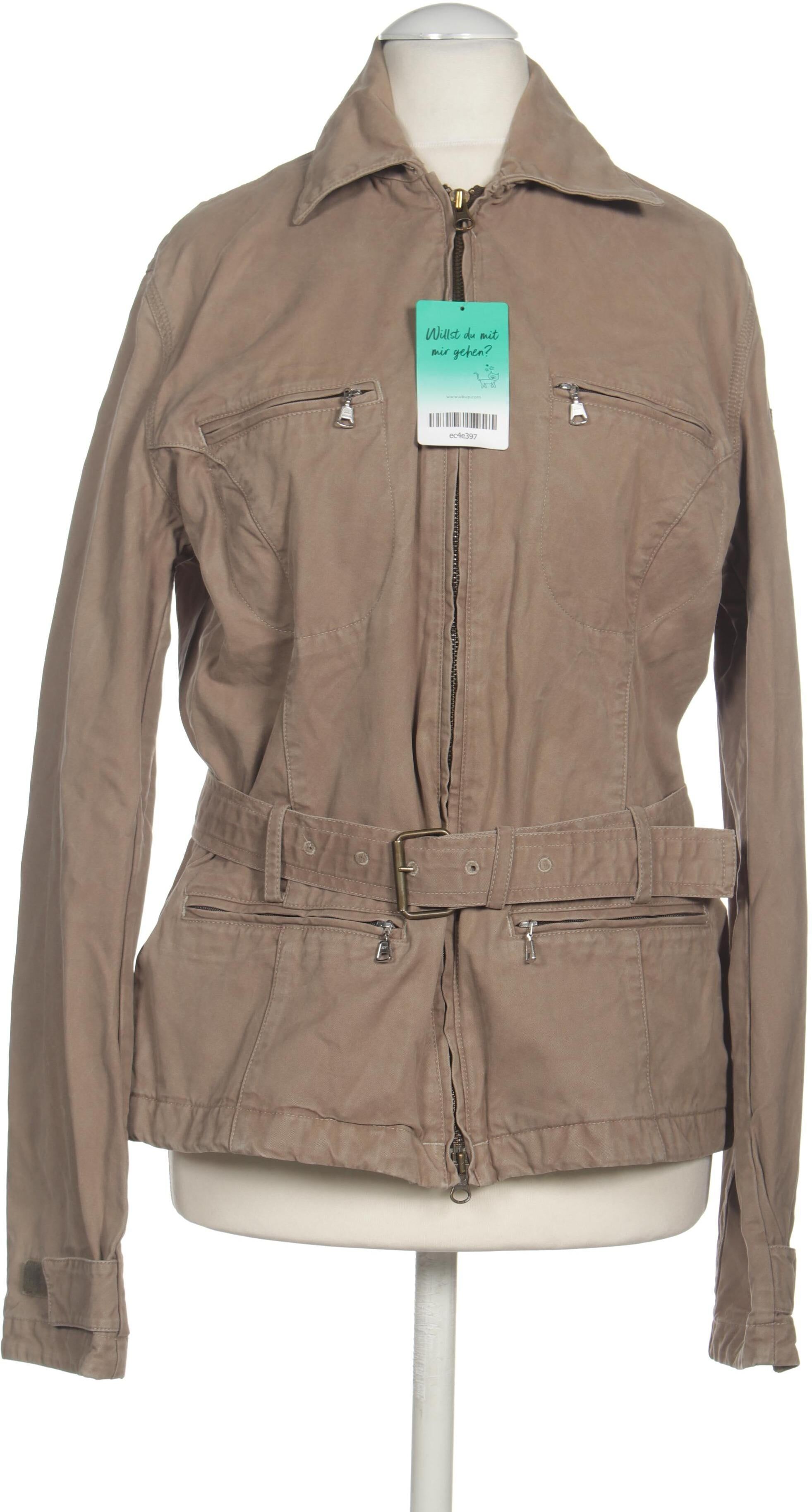 Napapijri Damen Jacke, Grau, Gr. M, Baumwolle - Second Hand