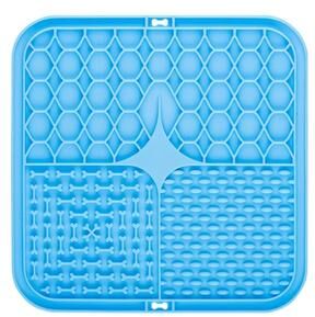 Inspired Living CalmPaws Silicone Dog Lick Mat Slow Feeder blue 5pcs