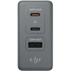 DJI Power 140W GaN Ladegerät Combo (Drohnen Ladegerät, DJI Air 3s, Dji Mavic 4 Pro), Drohne Zubehör, Schwarz