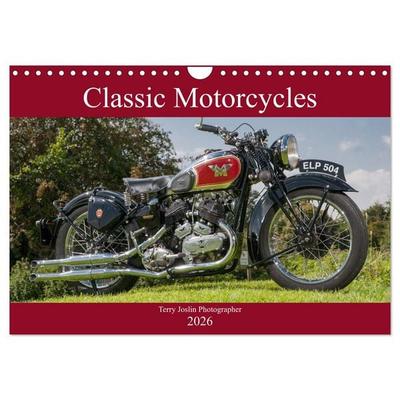 Classic Motorcycles (Wall Calendar 2026 DIN A4 landscape), CALVENDO 12 Month Wall Calendar
