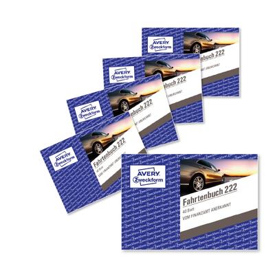 Avery Zweckform 222-5 Fahrtenbuch, A6 quer, weiß