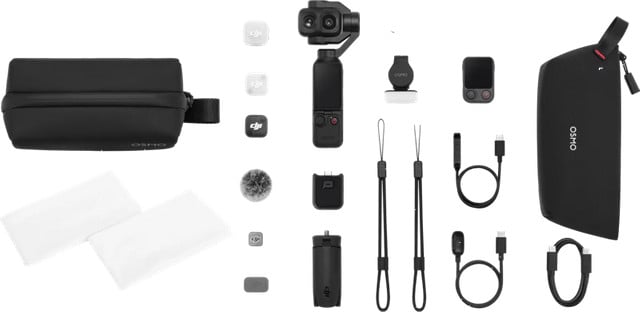 DJI Osmo Pocket 4P (Pro) Creator Combo met BlueBuilt Microvezeldoekjes
