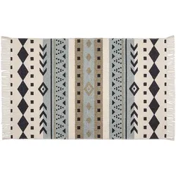 Wenko Badematte 50x80 cm Bere aus recycelter Baumwolle beige, 50 cm