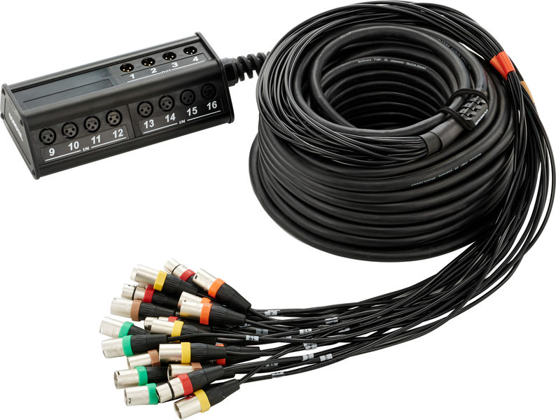 Cordial Multicore CYB C 16/4 nero