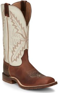 "Tony Lama Antonio 13"" Square Toe - Mens 7.5 Brown Boot D"