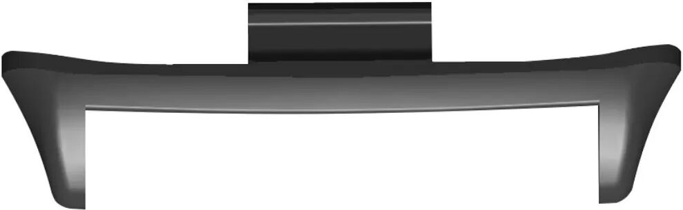 INF Band-Verbinder kompatibel mit Honor Watch - Edelstahl, Sichere Montage, 2 Paar (Verbinder x4) Schwarz