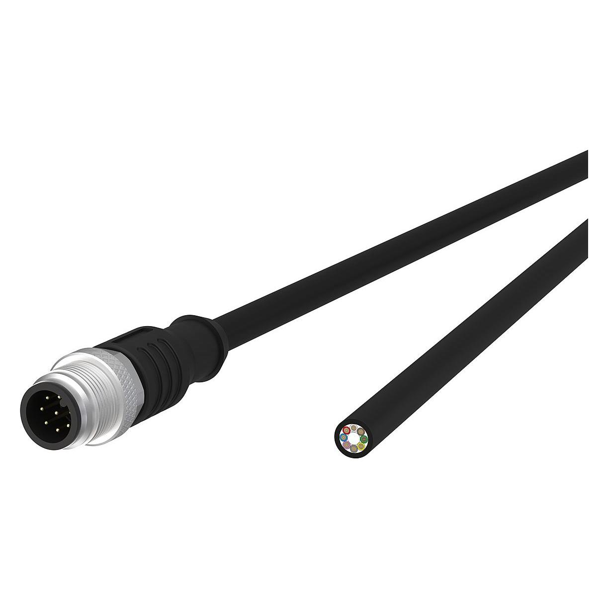 Metz Connect Sensor-/Aktorltg., M12-ST A-kodiert (2 m) (142MEA10020)