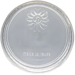 Papstar 12x runde Mehrweg-Deckel transparent für Mehrweg-Teller