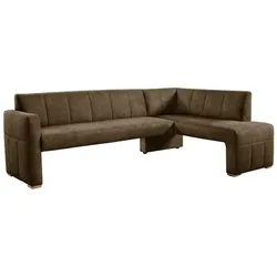 Exxpo by Gala Eckbank Donatto Lederoptik Chocolate 2,5-Sitzer