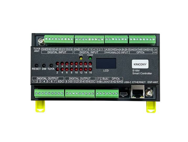Contrôleur Wifi Ethernet KinCony B16M pour Home Assistant ESPHome Tasmota Tuya MQTT RS485 Modbus KCS V3