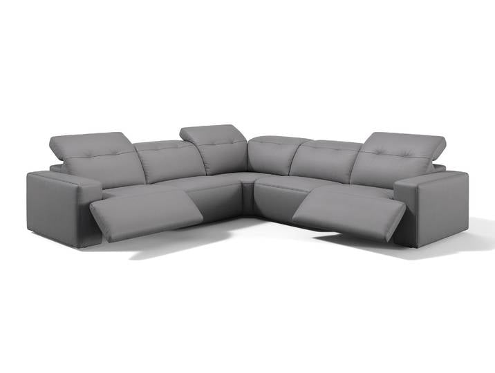 Leder Wohnlandschaft SORANO Ecksofa Eckcouch L-Form Relaxcouch