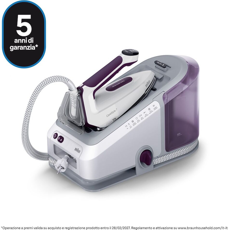 Braun Sist.stirante 2700W 7,5Bar 160Gr/550Gr Min 2L 3Modalita
