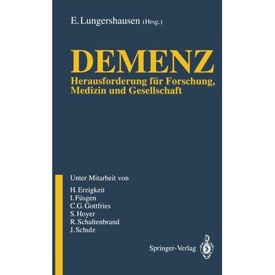 Demenz, Taschenbuch von , Springer Berlin, 978-3-642-76933-7