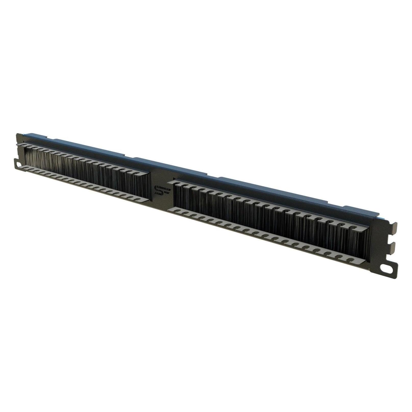 Stalflex Cable Organizer 19" 1U Black P-BPMCO19-1U-B (P-BPMCO19-1U-B)