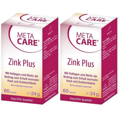 Meta-Care Zink+ Kapseln 2x 2x60 St