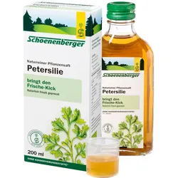 Schoenenberger Naturreiner Pflanzensaft Petersilie 200 ml Saft