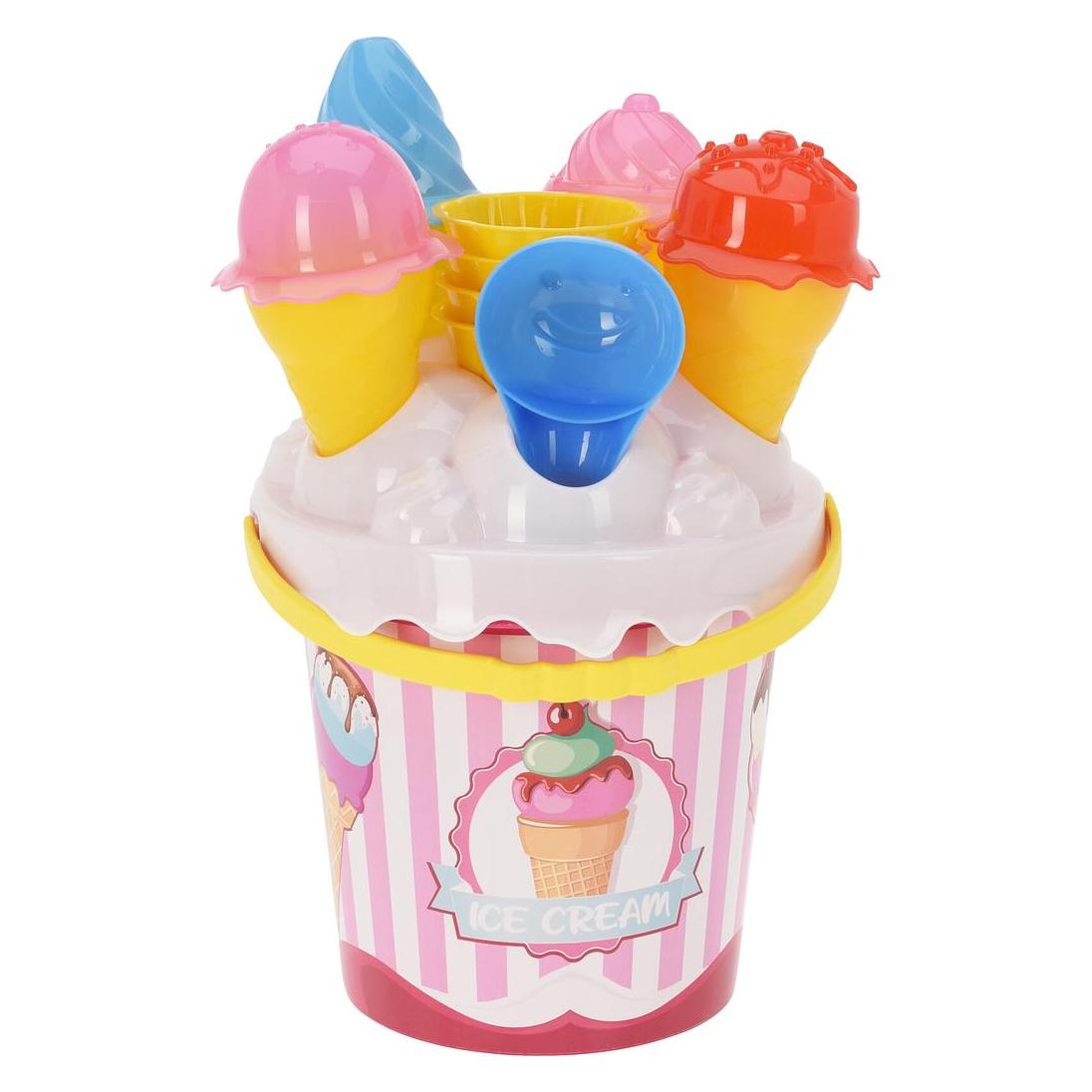 Champ Strandeimer mit Eisformen, 17 cm (7506147)