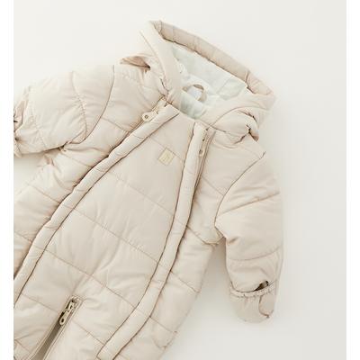 Strampler IDO "BABY GIRL ROMPERS", Kinder, Gr. 50, EURO-Größen, beige (cream), 100% Polyester, Overalls