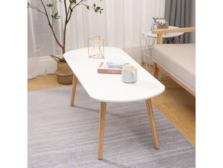 OHMG-Table Basse Relevable-Pour Bureaux Et Salons-Armoires De Rangement Intégrées-Forte Portance-Intégrée-Finition Lisse-Blanc