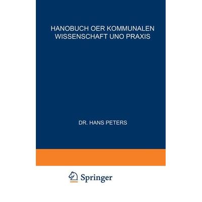 Kommunale Verwaltung, Taschenbuch von , Springer Berlin, 978-3-642-86962-4